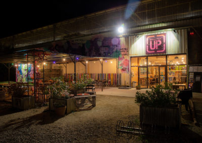 Le bistrot d'Urban Parc - Terrasse vue de nuit